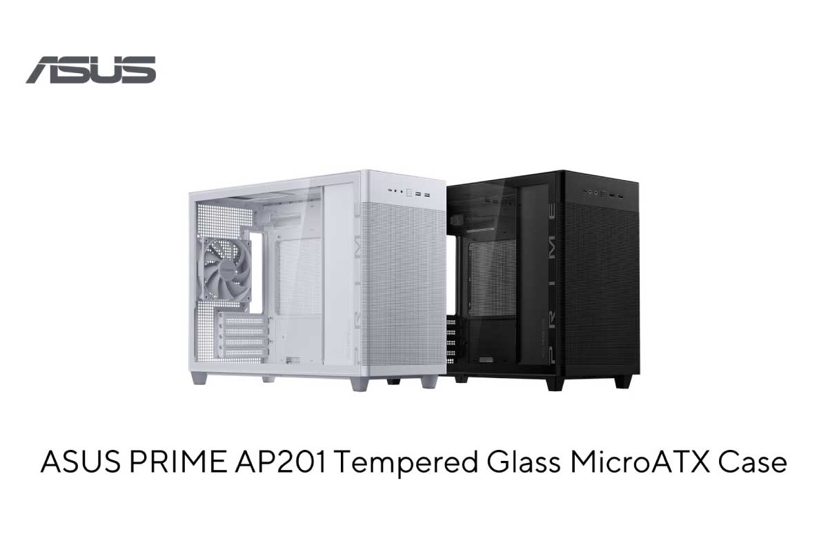 ASUS Prime AP201 Tempered Glass MicroATX Case
