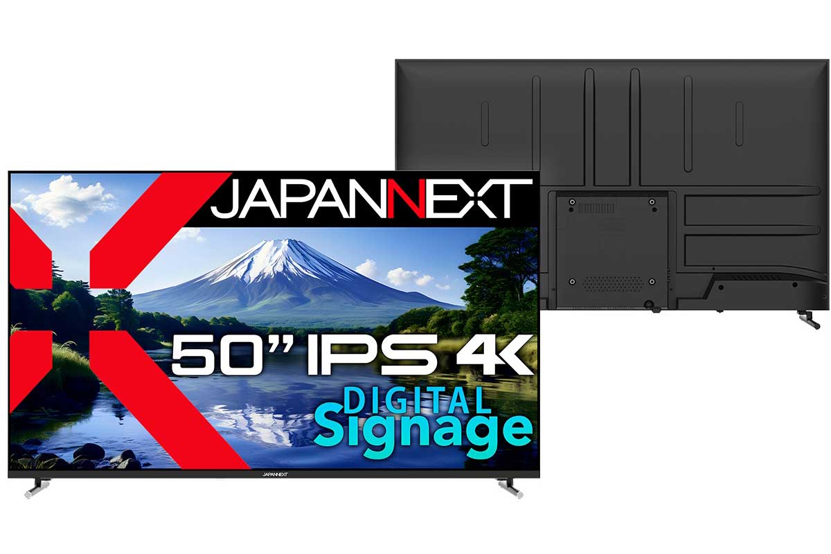 JAPANNEXT【JN-i50U-U】49,980円で、USBからの再生にも対応したIPSパネル採用のAmazon.co.jp限定50型4K液晶モニター