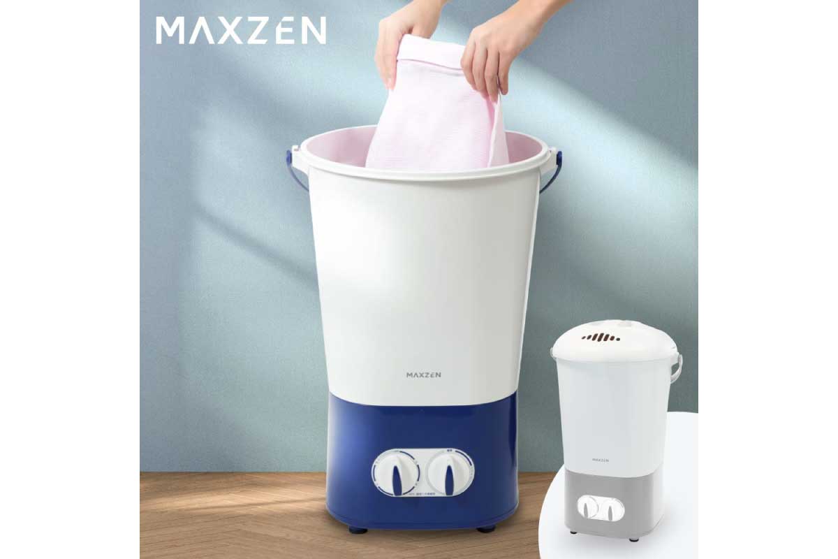MAXZEN【JW06HD01】洗濯量700gで小物のまとめ洗いに最適なバケツ式洗濯機