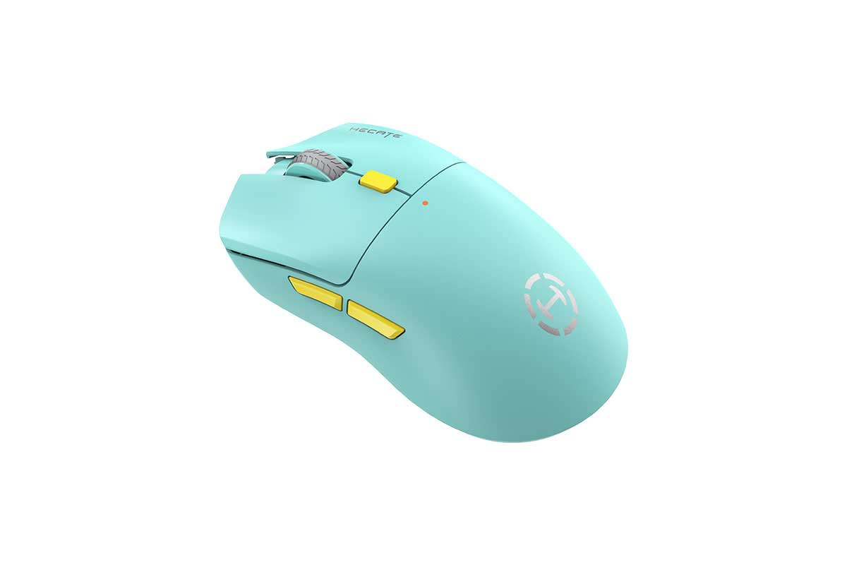 EDIFIER【G3MPRO】6,990円、「PAW3395」を搭載し、最大26,000dpi/650IPSに対応した左右対称デザインのゲーミングマウスに新色「シアン」