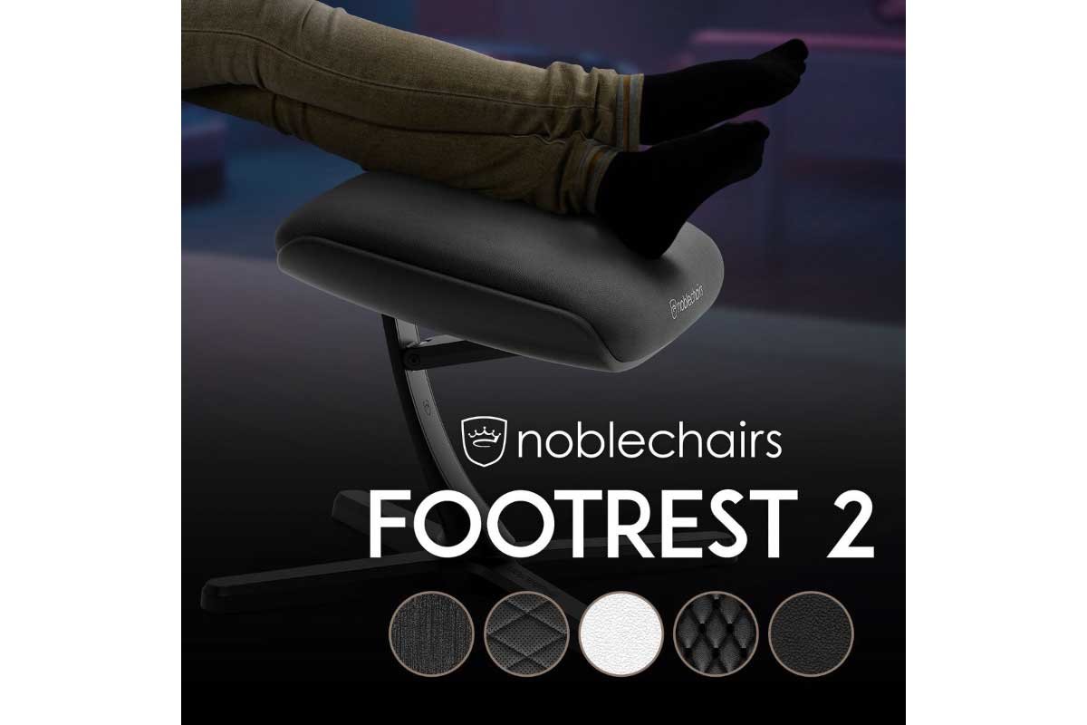 noblechairs【FOOTREST 2】ゲーミングチェア専用フットレスト