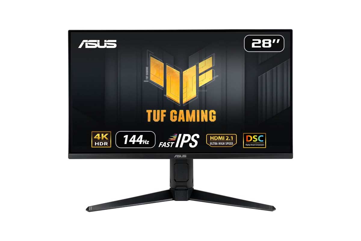 ASUS【TUF Gaming VG28UQL1A】144Hzのリフレッシュレートに対応した高速IPSパネルを採用、28型4KゲーミングモニターがAmazonにて10%OFFの81,456円