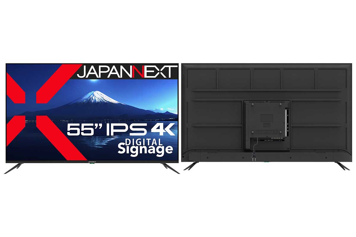 JAPANNEXTは【JN-i315UR-HSP】55型のIPSパネルを搭載し、4K解像度に対応したHDR対応の大型液晶モニター