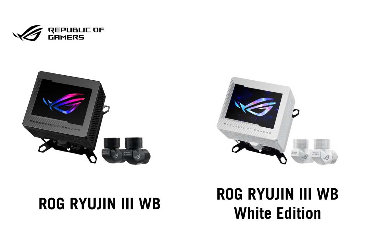 ASUS【ROG RYUJIN III WB】最先端の冷却技術とカスタマイズ可能な個性的なデザインを融合した水冷用ウォーターブロック