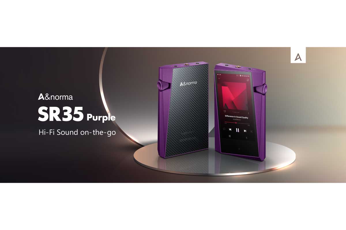 Astell&Kern【A&norma SR35 Purple】高音質・コンパクト・長時間再生を高次元で両立した「SR35」の限定生産カラー