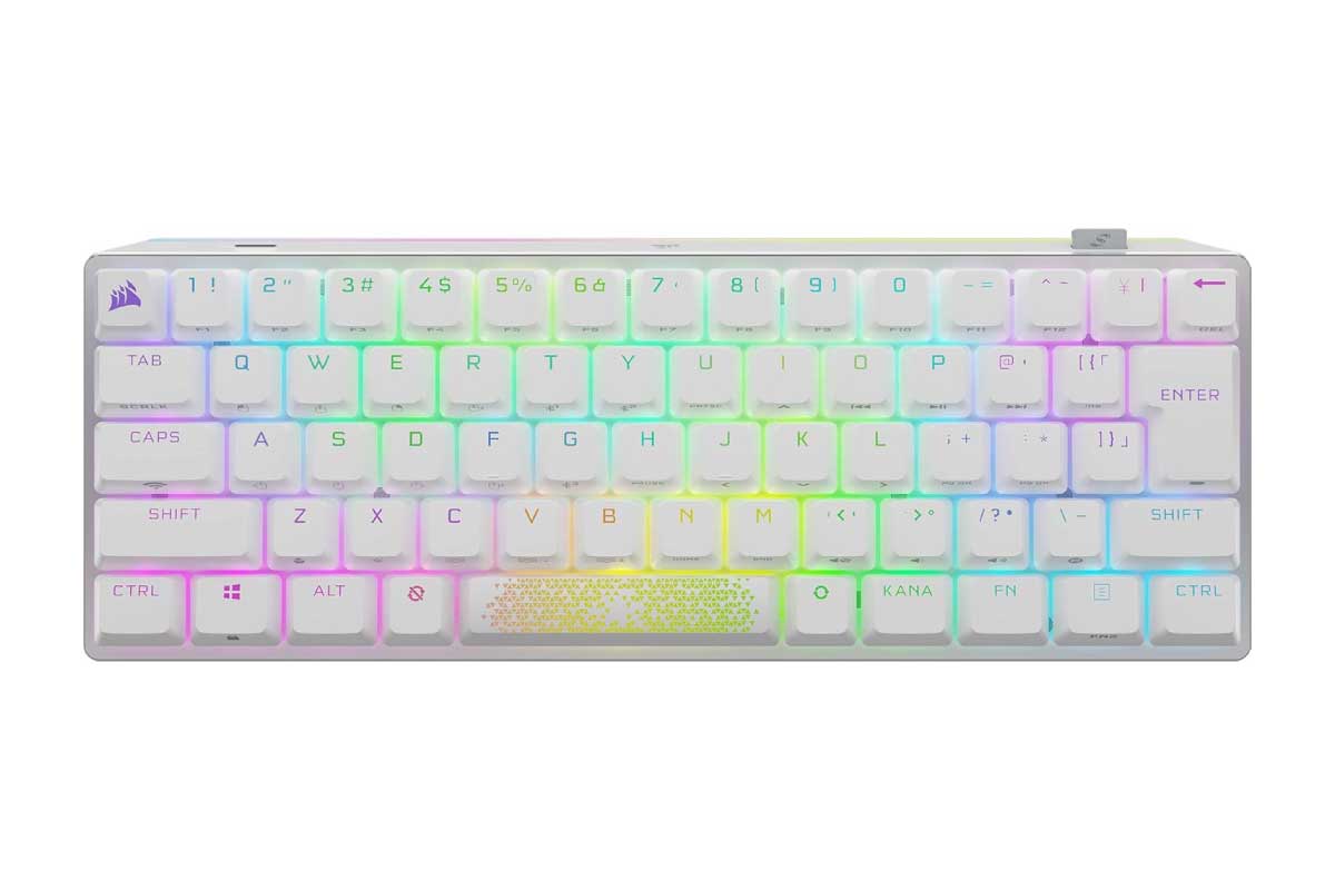 CORSAIR【K70 PRO MINI WIRELESS White (CH-9189114-JP)】8,000Hzのハイパーポーリングに対応、60%ゲーミングキーボードがAmazonにて39%OFFの17,580円