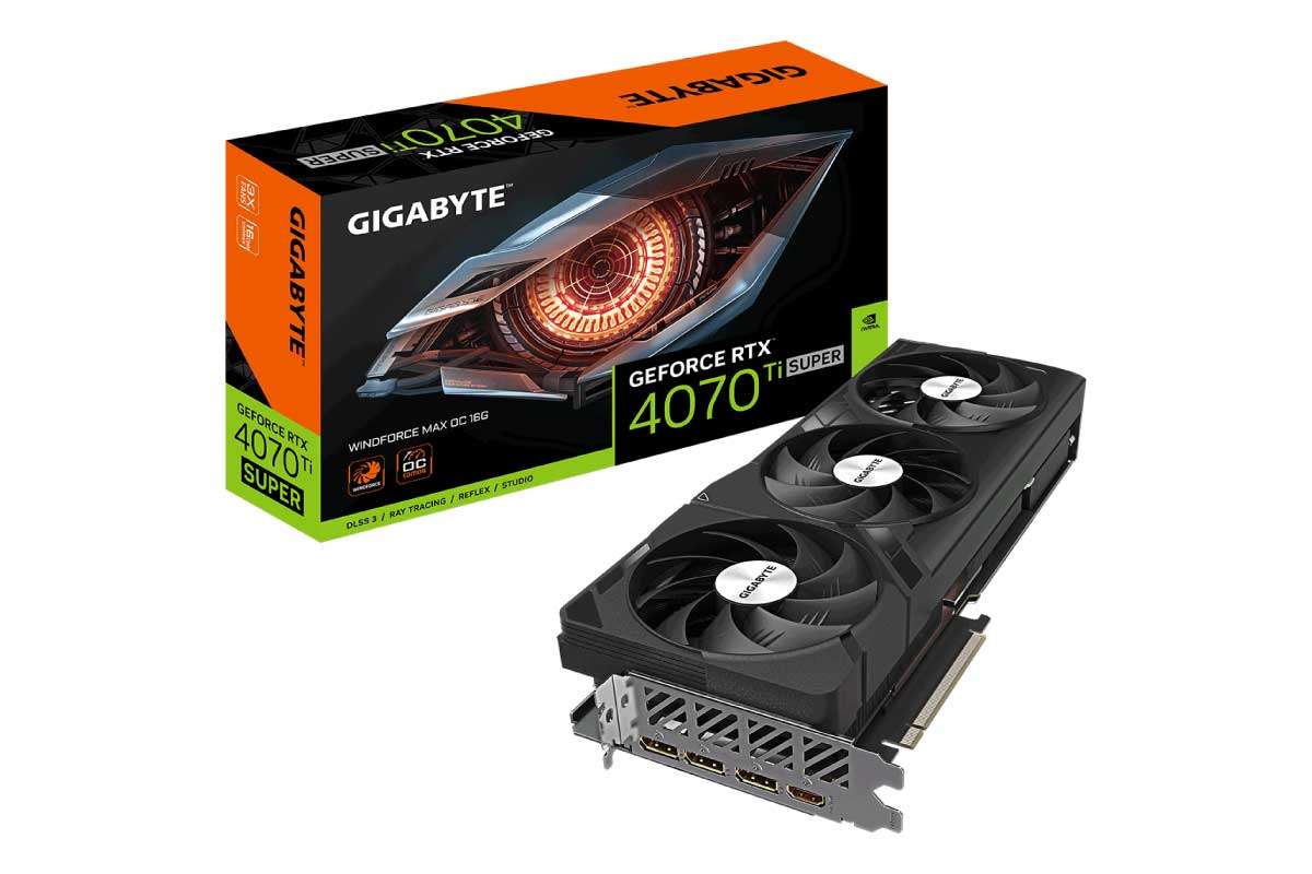 GIGABYTE【GV-N407TSWF3MAX OC-16GD】様々な独自機能により、高い冷却性能でパフォーマンスを発揮する際も安定して動作する、GeForce RTX 4070 Ti Super搭載オーバークロックグラフィックボード