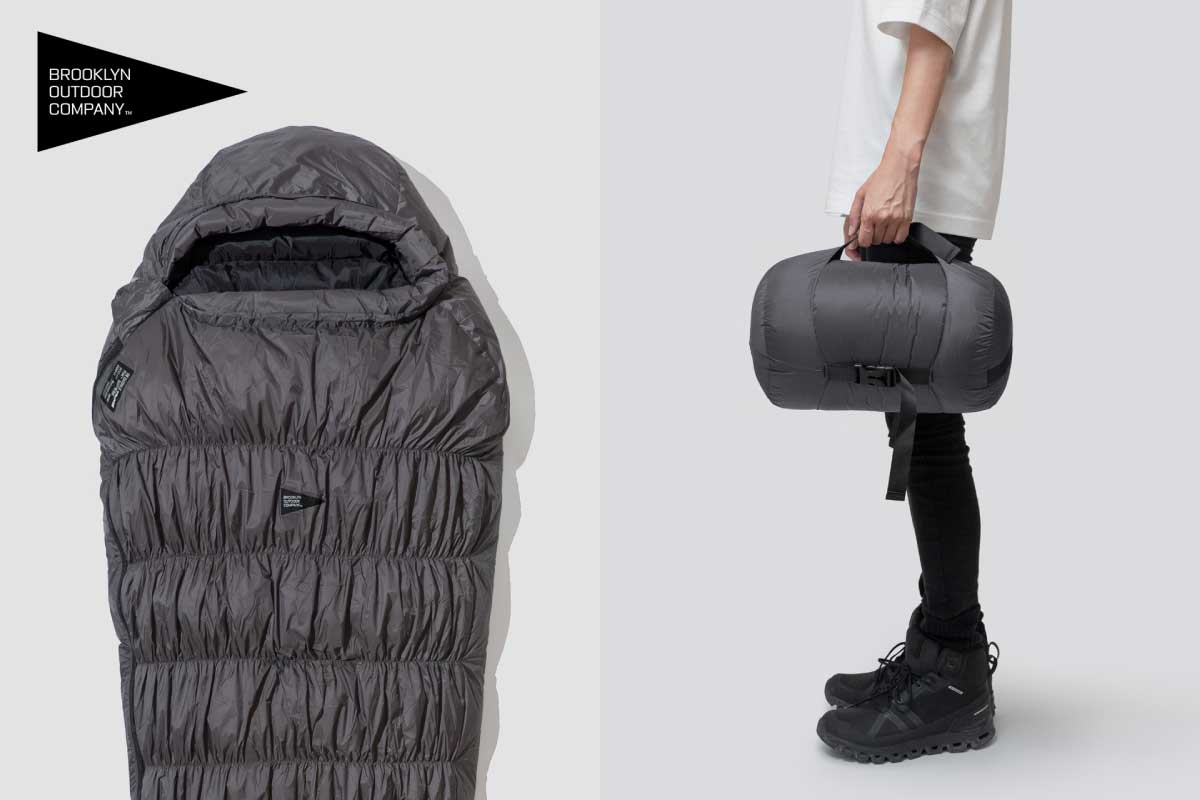 BOC【The Catskills Peak+ Sleeping Bag】グースダウン同様に高騰を続ける最高品質の800FPホワイトダックダウンを90%以上封入した寝袋