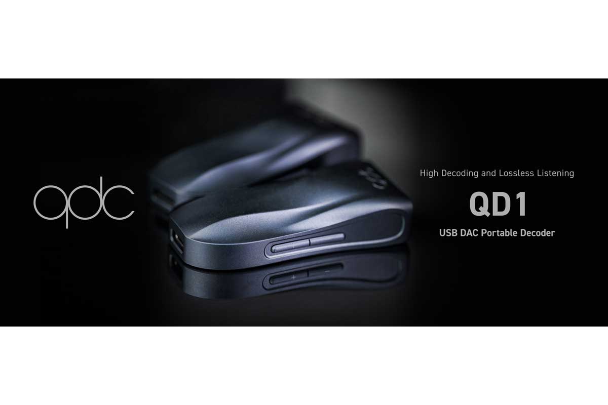 qdc【QD1】「CS43198」デュアルDAC、2段階ゲイン調整とUAC切り替え機能搭載のブランド初ポータブルUSB DAC