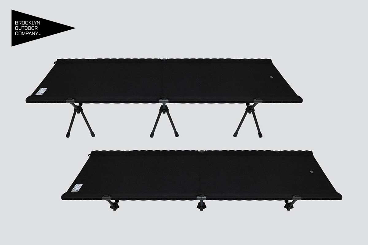 BOC【The Carbon 1000D Tactical Folding Cot】カーボンファイバーをフレームに採用することで、さらなる軽さと強度を兼ね備えたコット