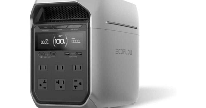 ECOFLOW【DELTA 3 Plus】大容量1024Wh・定格1500W出力・最短56分フル充電 に対応のポータブル電源がAmazonにて55%OFFの67,315円