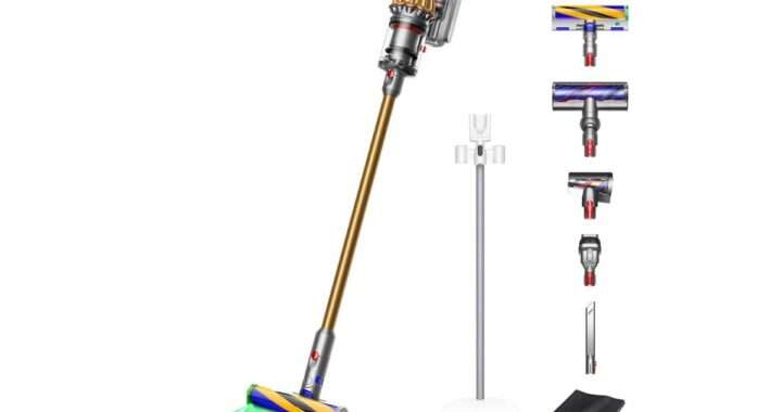 【Dyson V12 Detect Slim Absolute (SV46 ABL EX AM) 】軽量ボディに高い吸引力と可視化テクノロジーを搭載したコードレススティッククリーナーがAmazonにて39%OFFの69,900円