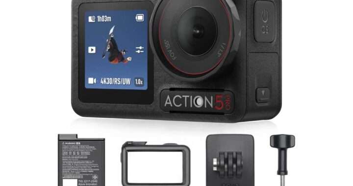 DJI【Osmo Action 5 Pro】1/1.3型センサー・4K/120fps・デュアルOLEDタッチ画面・強力な手ブレ補正・20m防水を備えたアクションカメラがAmazonにて17%OFFの45,439円