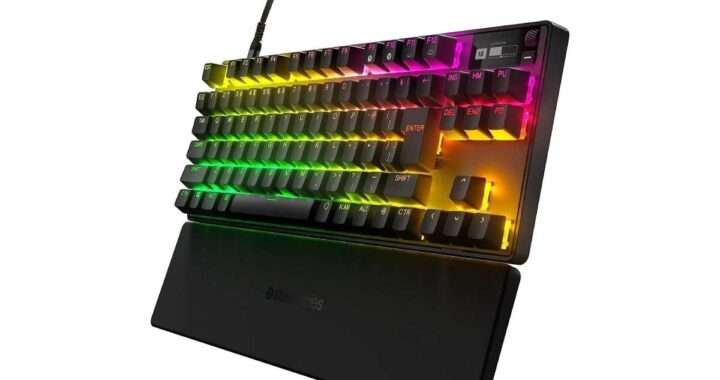 【SteelSeries Apex Pro TKL (2023)】OmniPoint 2.0調整式ハイパーマグネティックスイッチを搭載したテンキーレスゲーミングキーボードがAmazonにて38%OFFの21,980円