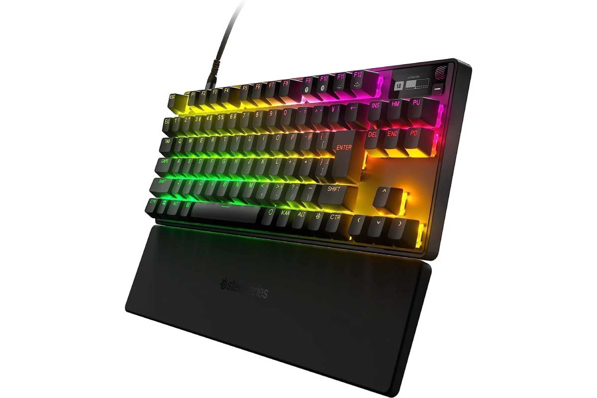 【SteelSeries Apex Pro TKL (2023)】OmniPoint 2.0調整式ハイパーマグネティックスイッチを搭載したテンキーレスゲーミングキーボードがAmazonにて38%OFFの21,980円 SteelSeries Apex Pro TKL (2023)