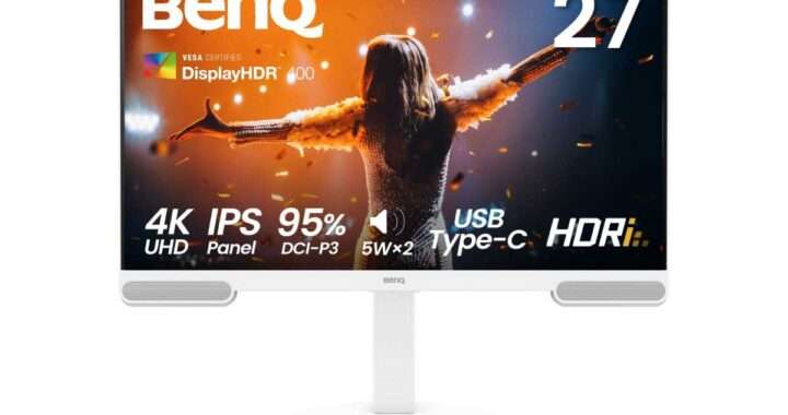 【BenQ EW2790U】27型・4K・IPSパネルを採用したエンターテインメント向けモニターがAmazonにて9%OFFの46,180円