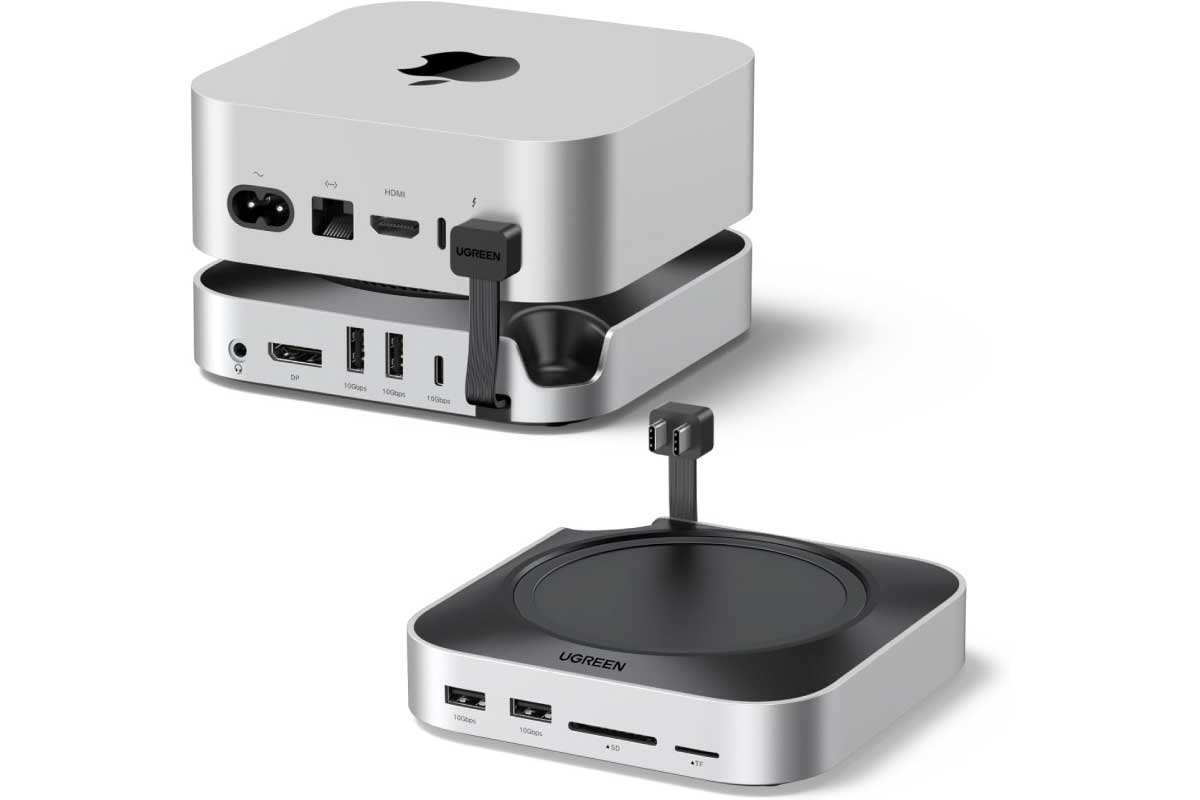 UGREEN USB‑C Hub & Stand for Mac mini M4/M4 Pro（10-in‑1 Docking Station）