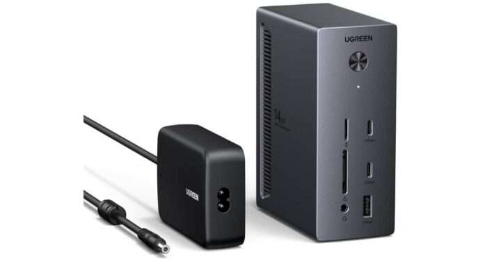 【UGREEN Revodok Pro 314】ノートPCの拡張性を最大限に引き上げる14-in-1のUSB‑CドッキングステーションがAmazonにて30%OFFの14,616円