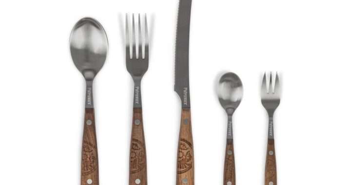 【Petromax キャンピングカトラリー 14002】アウトドア向けに設計されたステンレス製のカトラリー5点セットがAmazonにて14%OFFの4,533円