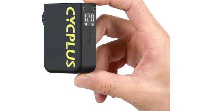 【CYCPLUS AS2 Ultra】約87gの超軽量ボディでありながら、最大120PSIまで対応する電動空気入れがAmazonにて17%OFFの14,958円