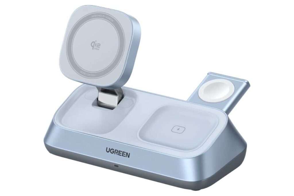 UGREEN MagFlow 3-in-1 マグネット式 ワイヤレス充電器スタンド 25W