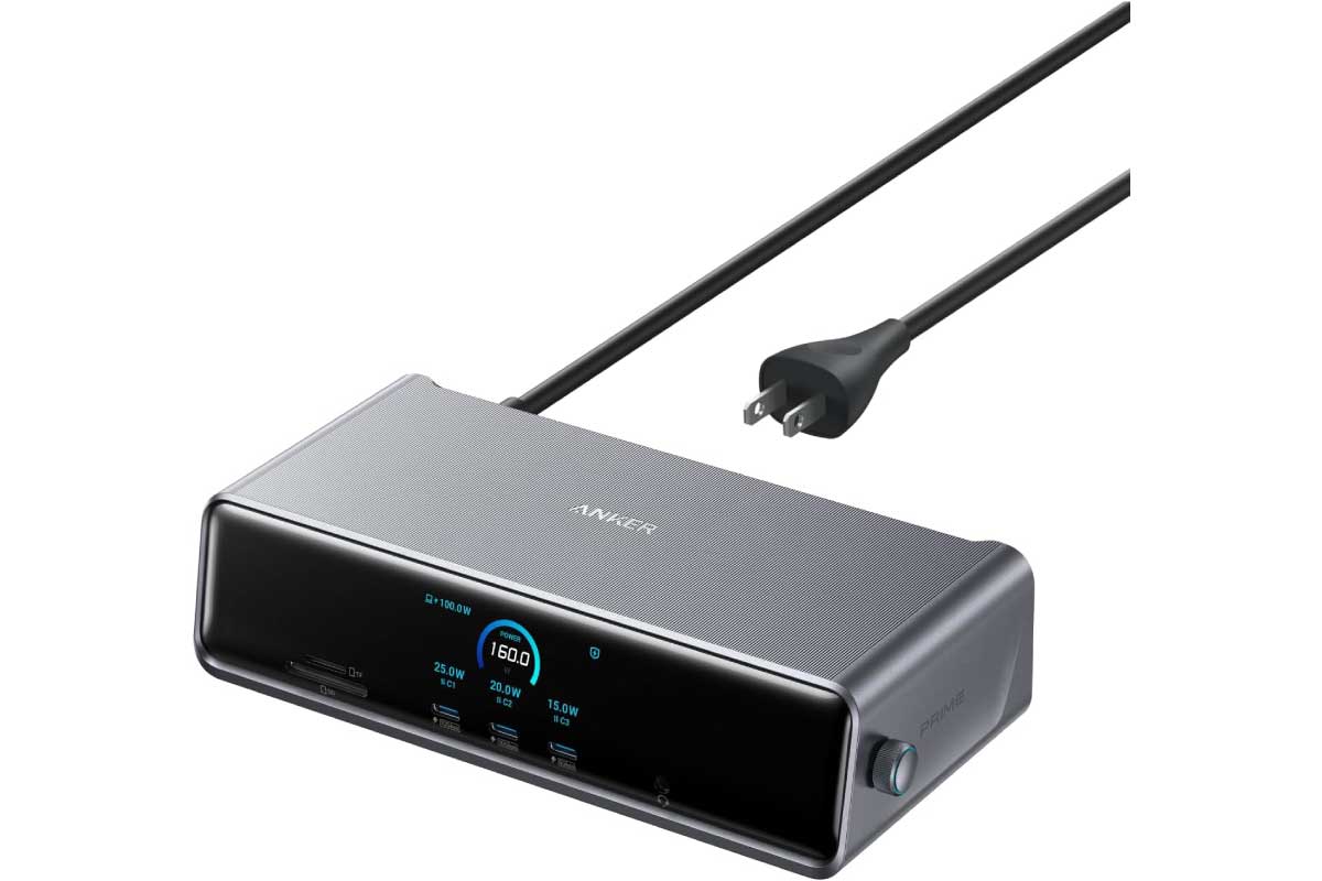 【Anker Prime ドッキングステーション(14-in-1, Triple Display, DisplayLink)】最大8K出力・最大140W USB‑C給電・3画面同時出力・14ポート搭載・DisplayLink対応の高性能ドッキングステーションがAmazonにて20%OFFの31,990円 Anker Prime ドッキングステーション(14-in-1, Triple Display, DisplayLink)