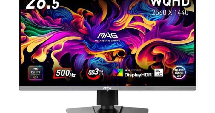 MSI MAG 272QP QD‑OLED X50