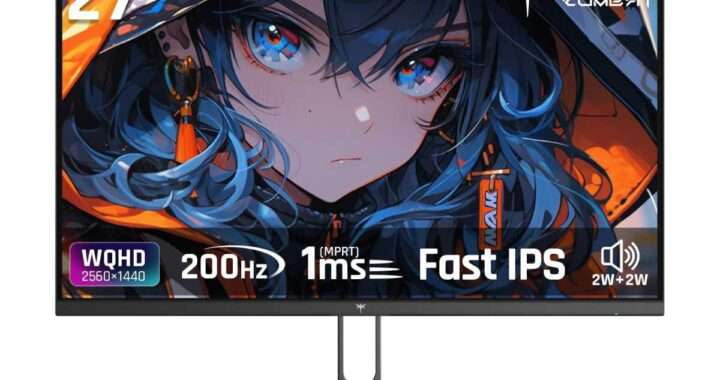 【KTC H27T22C‑3】27型・WQHD・200Hz（OC 210Hz）・Fast IPS・1ms・HDR400に対応した高コスパのゲーミングモニターがAmazonにて26%OFFの23,730円