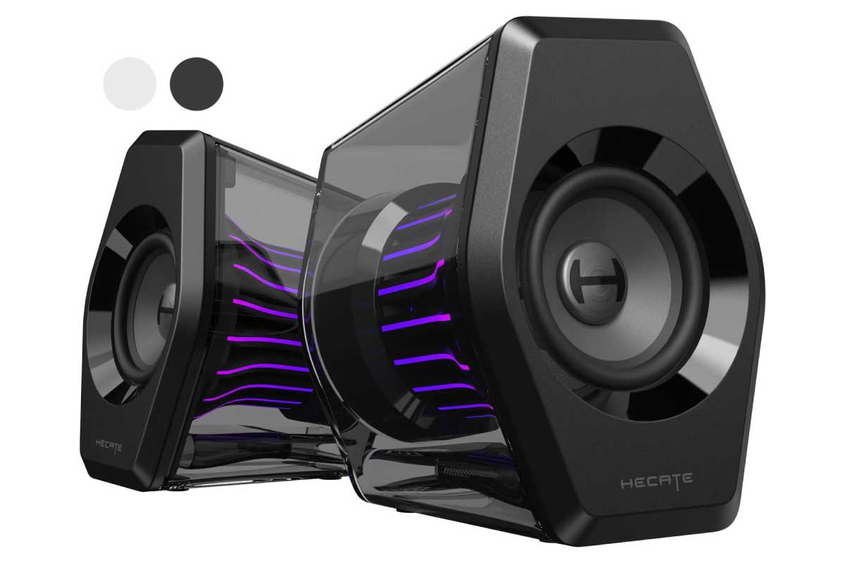 【Edifier G2000 Pro】最大64W出力・2.0ch構成・RGBライティング・Bluetooth/USB/AUX対応・バーチャル7.1chサラウンドを備えたゲーミング向けアクティブスピーカーがAmazonに17%OFFの19,760円 Edifier G2000 Pro