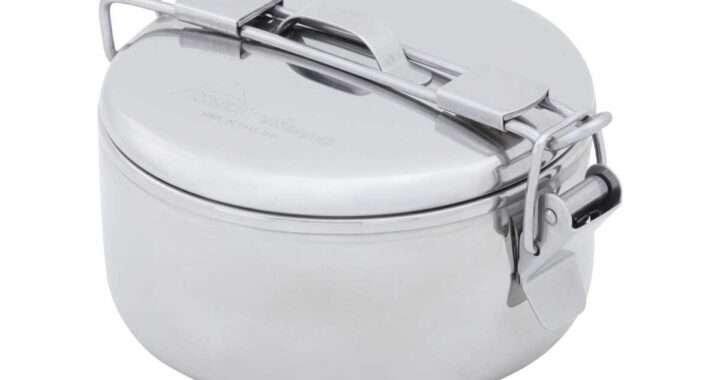 【MSR ALPINE ストアウェイポット 775CC】フタロック構造により携行性も高い、ステンレス製の高耐久クッカーがAmazonに5%OFFの3,656円