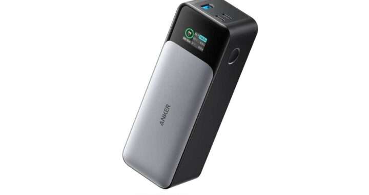 【Anker 737 Power Bank (PowerCore 24000)】最大140W出力・USB PD 3.1対応・3ポート搭載・24000mAhの超大容量・スマートディスプレイ搭載のモバイルバッテリーがAmazonにて25%OFFの11,990円