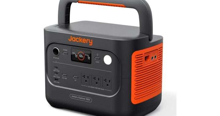 【Jackery ポータブル電源 1500 New】1536Whの大容量・定格出力2000W・LFPバッテリー 6000回サイクル・重量14.5kgの軽量設計・UPS機能・アプリ遠隔操作対応を備えたポータブル電源がAmazonにて42%OFFの82,390円
