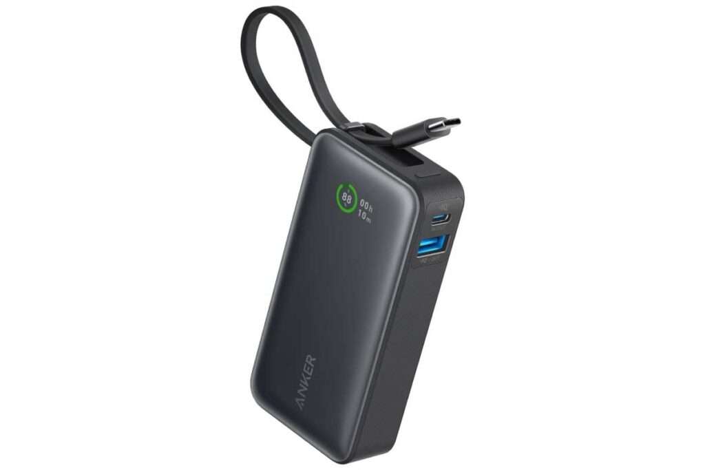 Anker Nano Power Bank (30W, Built-In USB-C Cable)