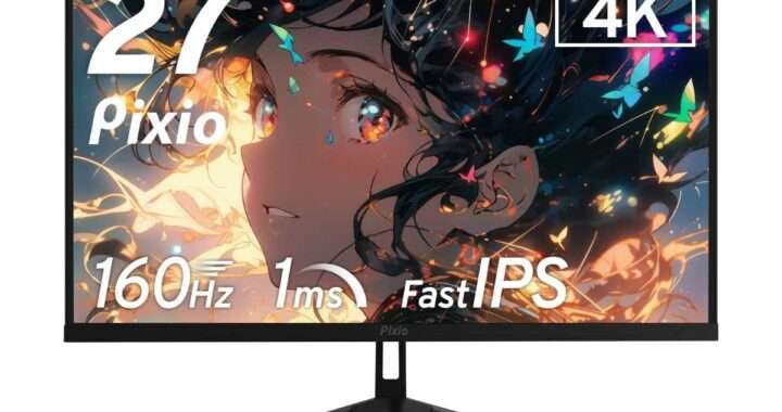 【Pixio PX27U Wave】27型・4K・Fast IPS・160Hz・1ms・広色域・HDR対応のゲーミングモニターがAmazonにて16%OFFの65,900円