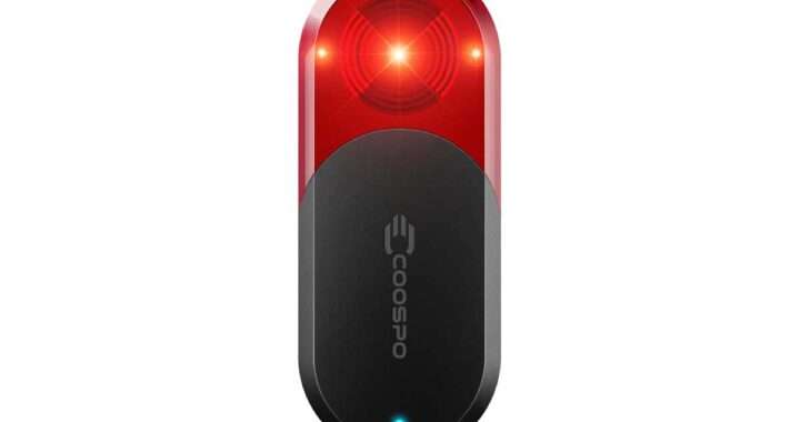 【COOSPO TR70】最大40時間のバッテリー、IP67防水、7つの点灯モードなど安全性と実用性を両立した、後方最大140m検知のリアビューレーダー搭載テールライトがAmazonにて20%OFFの11,198円