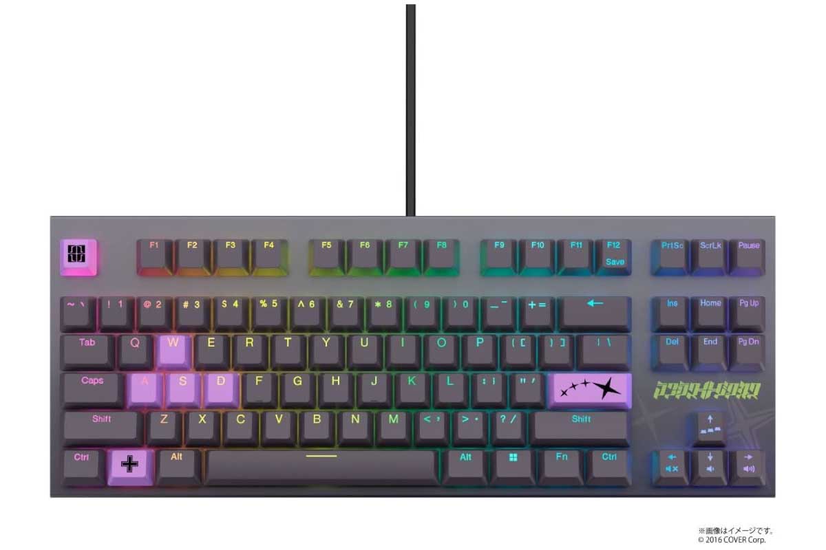 REALFORCE × hololive GX1 ラプラス・ダークネス モデル X1UDL1