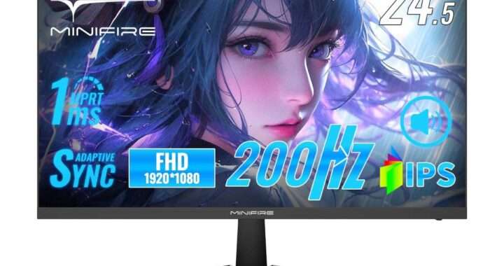 【Minifire MFG25X1】24.5型・フルHD・IPSパネル・広色域・200Hz・HDR対応の高コスパゲーミングモニターがAmazonにて22%OFFの13,998円