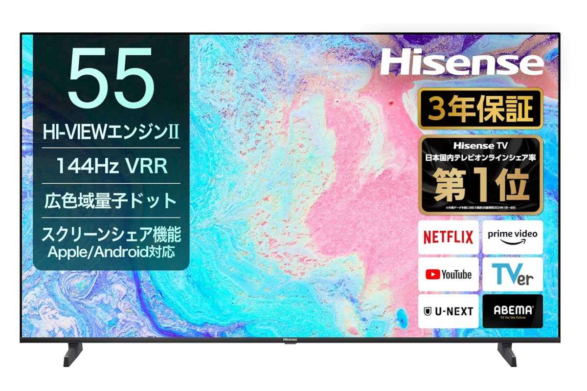 ハイセンス 55E7N