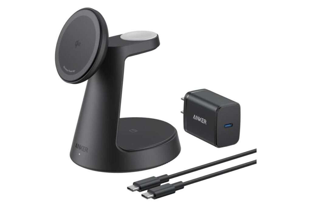 Anker MagGo Wireless Charging Station (3-in-1, Dock Stand)