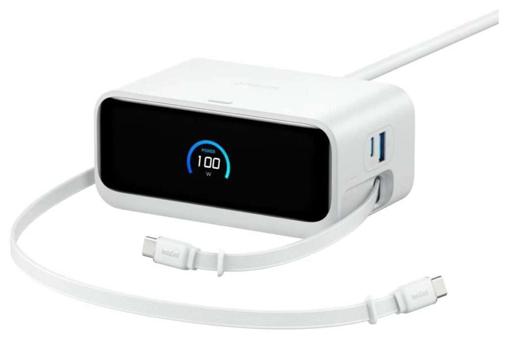 Anker Nano Charging Station (7-in-1, 100W, 巻取り式 USB-C ケーブル)