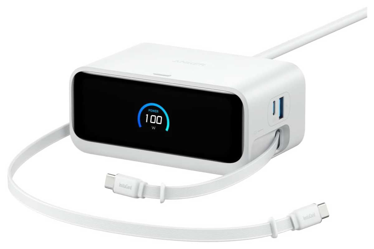 Anker Nano Charging Station (7-in-1, 100W, 巻取り式 USB-C ケーブル)