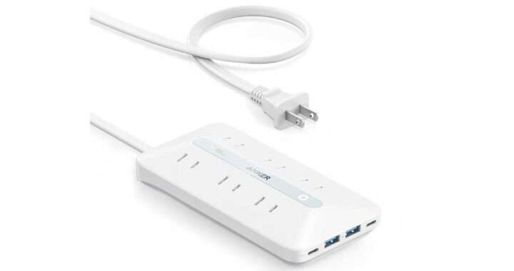 【Anker USB Power Strip (10-in-1, 20W)】AC差込口6つ、USB‑C×1、USB‑A×3を備え、最大10台の機器を同時に給電できる多機能電源タップがAmazonにて23%OFFの2,290円