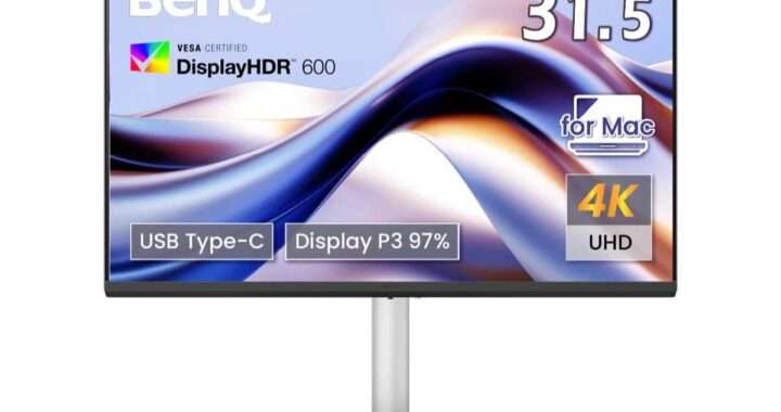 【BenQ MA320U】31.5型・4K・Nano MatteIPSパネルを採用した、MacBook向けに最適化されたプロフェッショナルモニターがAmazonにて9%OFFの82,800円
