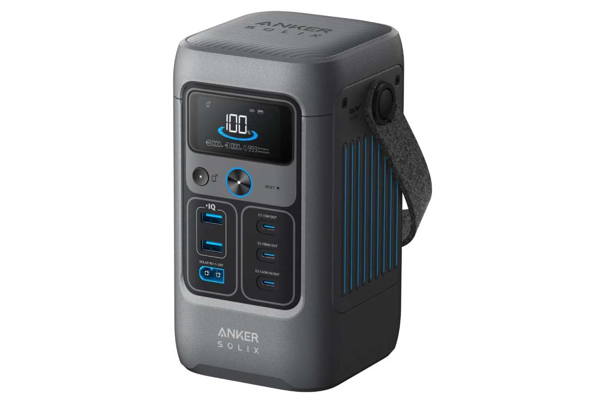 【Anker Solix C200 DC Portable Power Station】192Wh・最大200W（DC）・USB‑C×3/USB‑A×2/シガーソケット×1を搭載した、約1.9kgの超軽量DC特化ポータブル電源がAmazonに20%OFFの15,990円