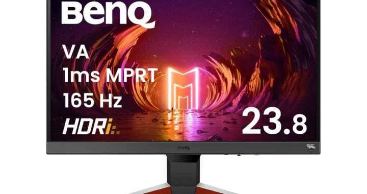 【BenQ MOBIUZ EX240N】23.8型・フルHD・VAパネル・165Hz・1ms・HDR10対応・2.5W×2スピーカー内蔵を備えたエントリー向けゲーミングモニターがAmazonにて23%OFFの22,800円