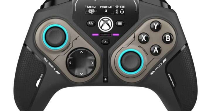 【Turtle Beach Stealth Pivot】物理的に回転する「回転ボタンモジュール」を搭載した、ジャンルに応じてボタンレイアウトを切り替えられる革新的なワイヤレススマートコントローラーがAmazonにて7%OFFの16,800円