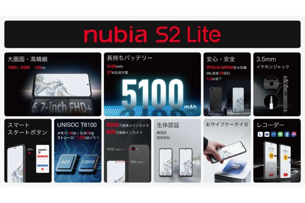 nubia S2 Lite