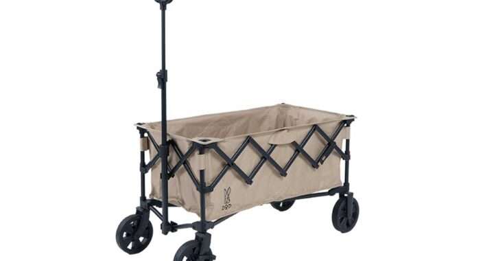 【DOD ペリーワゴン C2-178】総重量約8.9kgの軽量設計・130Lの大容量・最大積載100kg・コンパクト収納・伸縮式ハンドル・タイヤロック搭載の折りたたみ式キャリーワゴンがAmazonにて9%OFFの14,300円