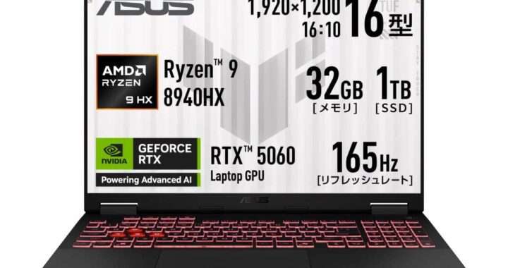 ASUS TUF Gaming A16 FA608PM-R9R5060EC