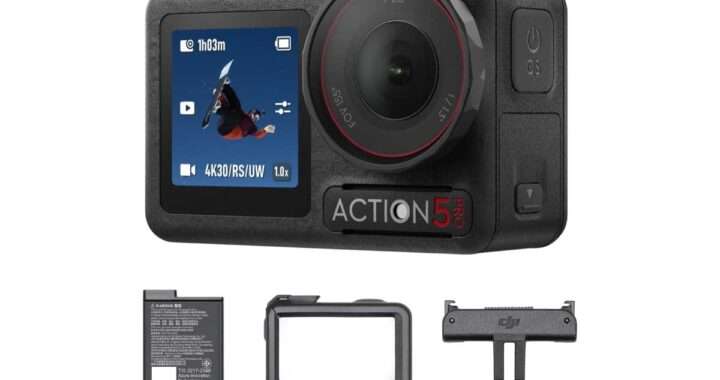 【DJI Osmo Action 5 Pro】1/1.3インチセンサー・最大13.5ストップのダイナミックレンジ・4K/120fps・40MP静止画・4時間バッテリー・20m防水・360° HorizonSteady・被写体トラッキング・デュアルOLEDタッチ画面を搭載したアクションカメラがAmazonにて6%OFFの46,220円